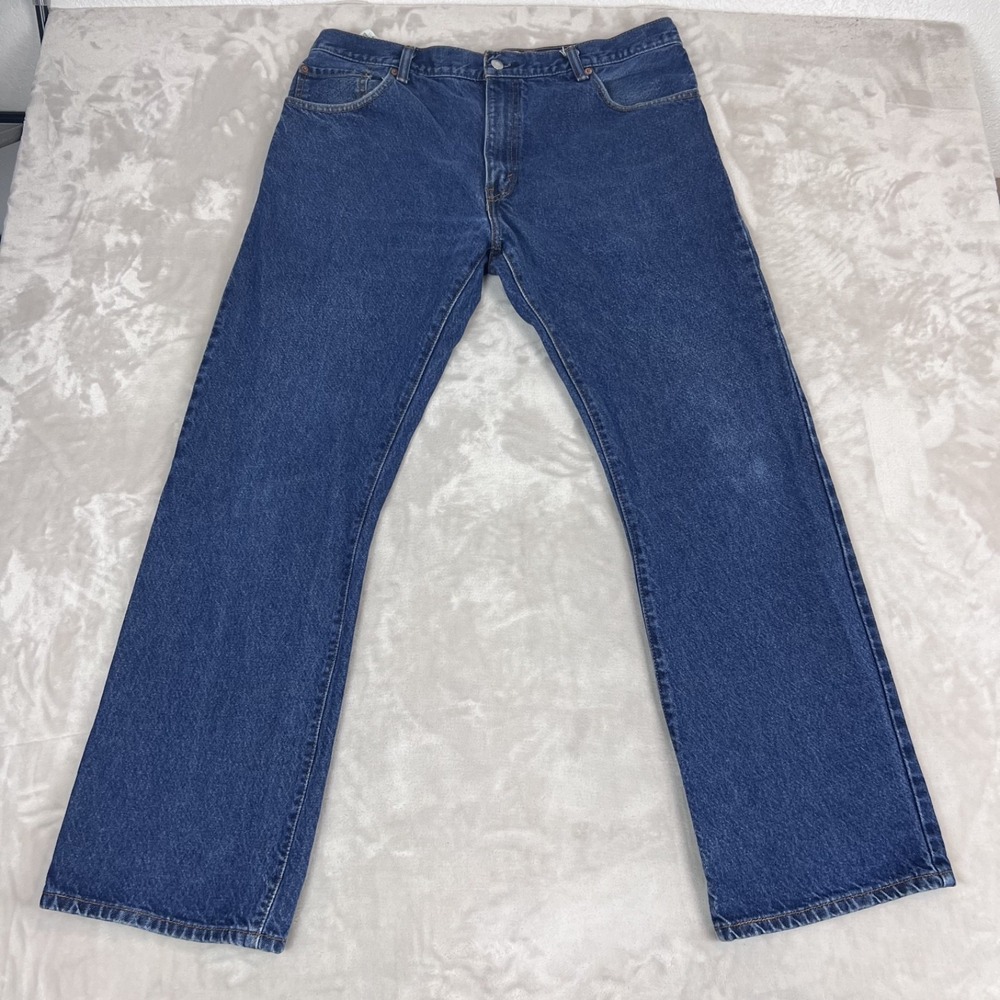 Y2K Levis 517 Jeans Mens 38x32 Blue Denim Bootcut Cotton Workwear Western Grunge